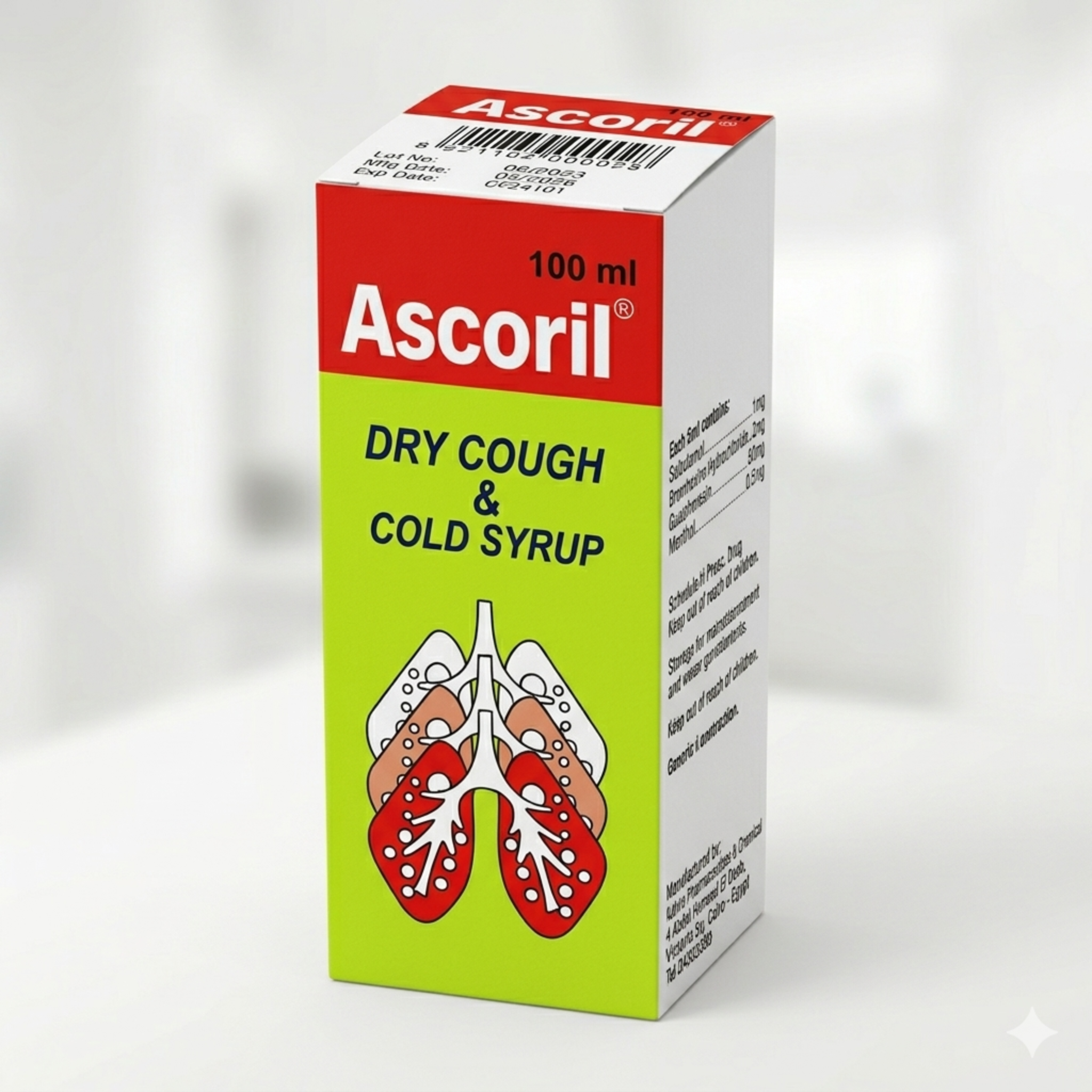 Ascoril (Dry Cough &amp; Cold Syrup)
