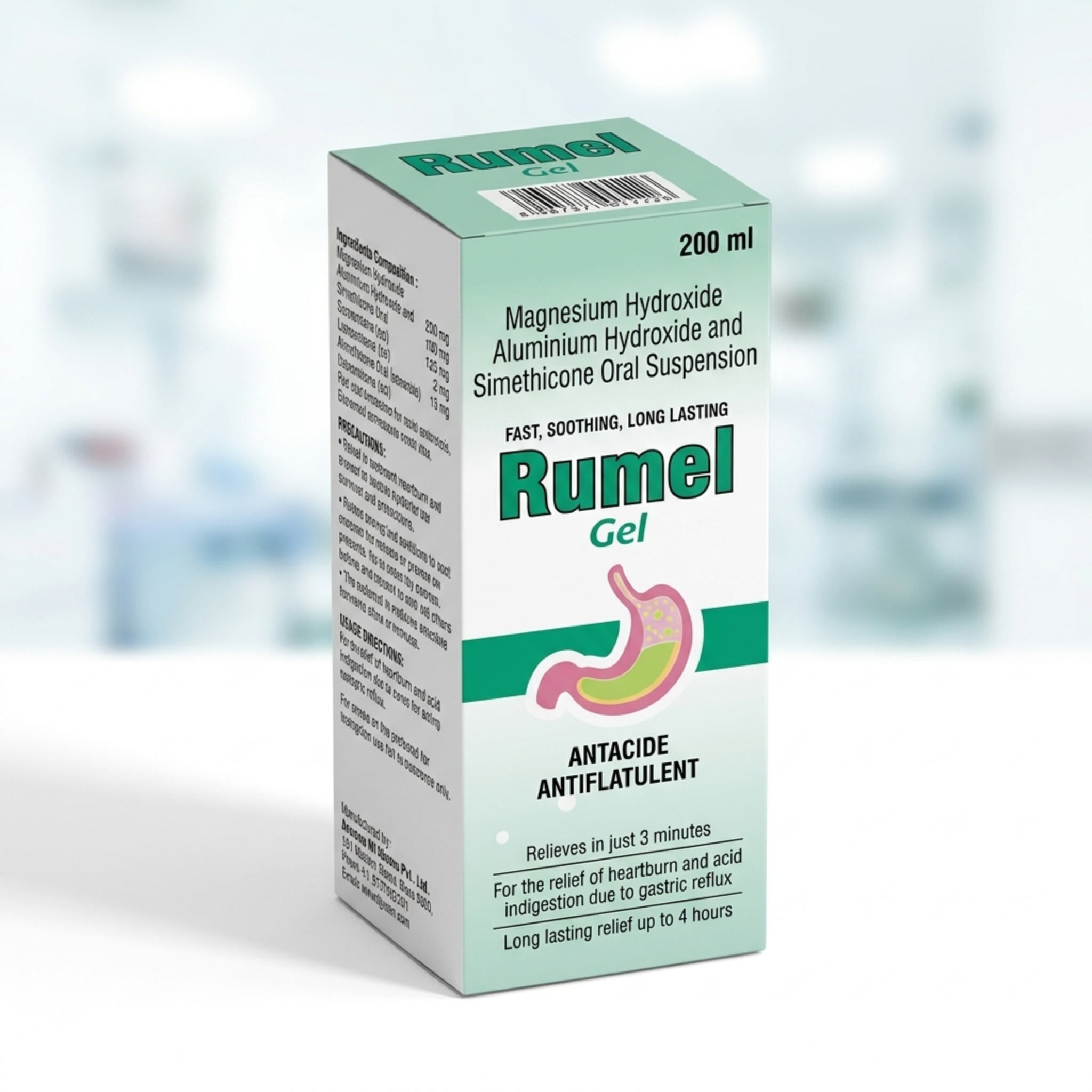 Rumel Gel (Antacide Antiflatulent)