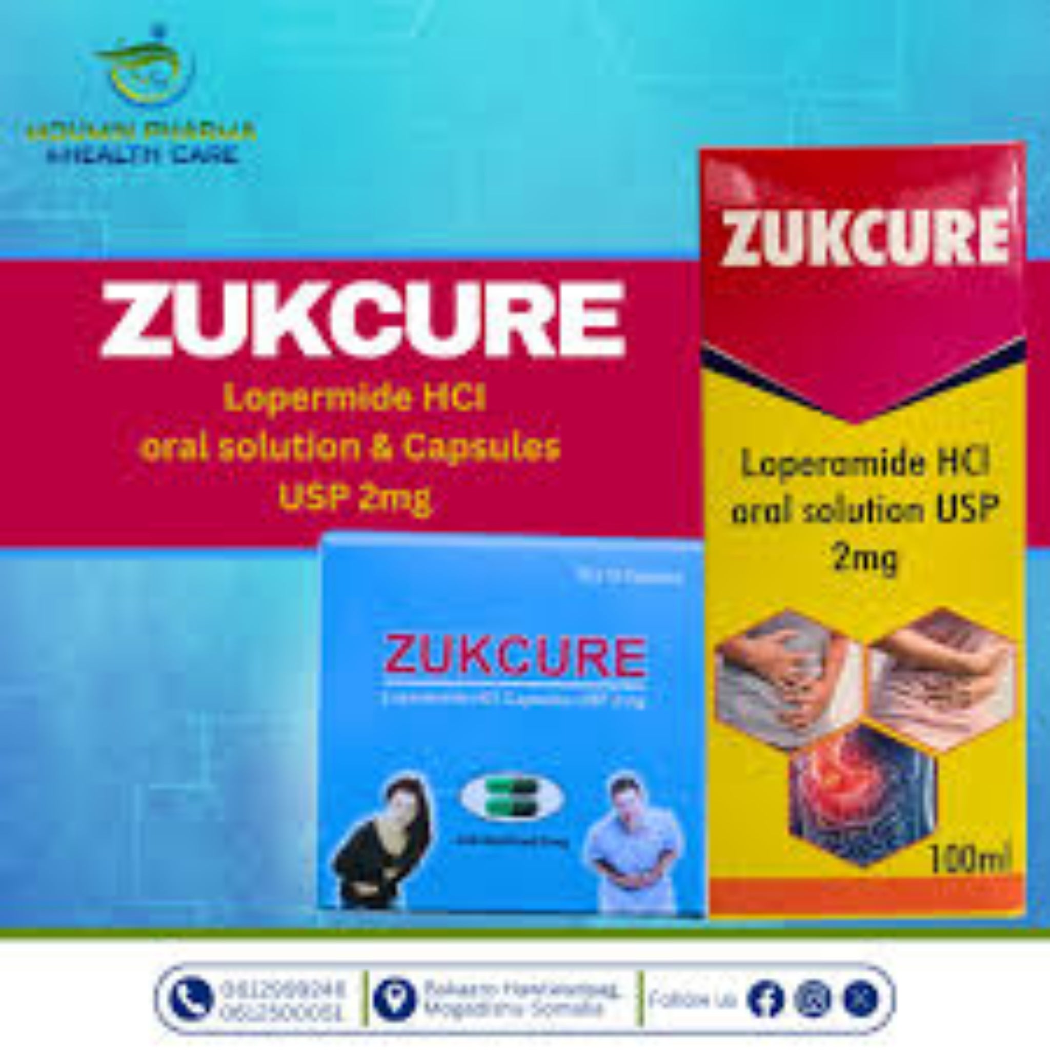 Zukcure (Loperamide HCl 2mg)