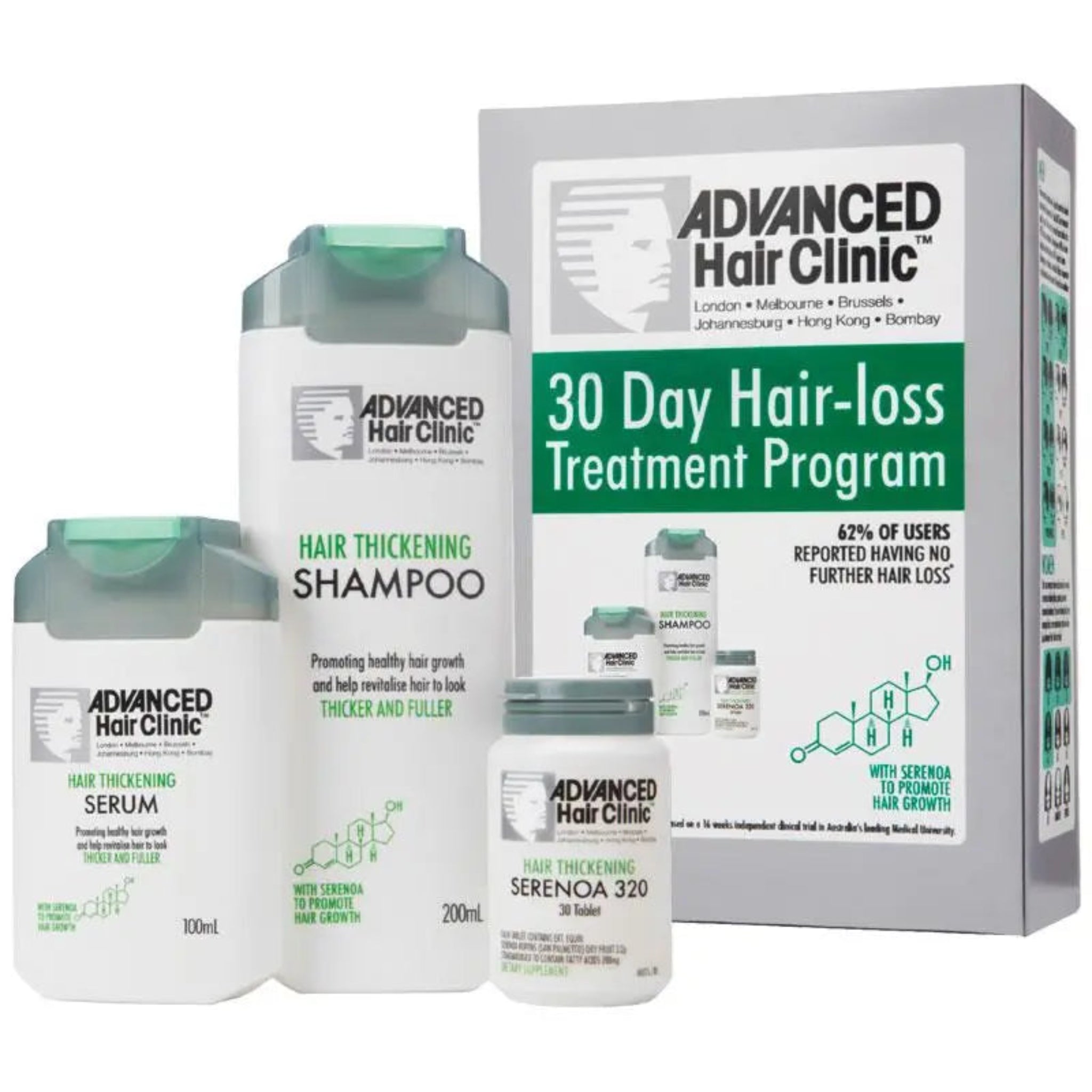 Advanced Hair Clinic 30 Day Hair Loss Treatment Kit