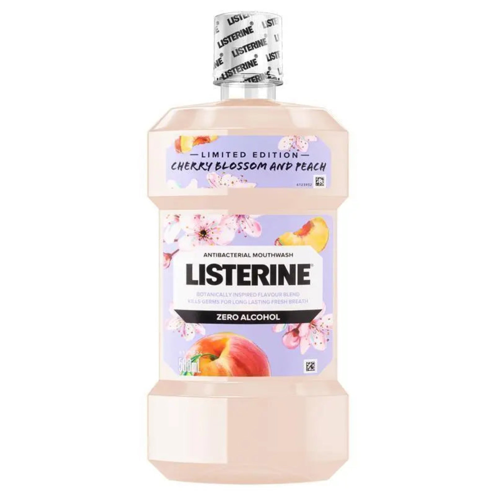 Listerine Zero Alcohol Antibacterial Mouthwash Limited Edition Cherry Blossom and Peach